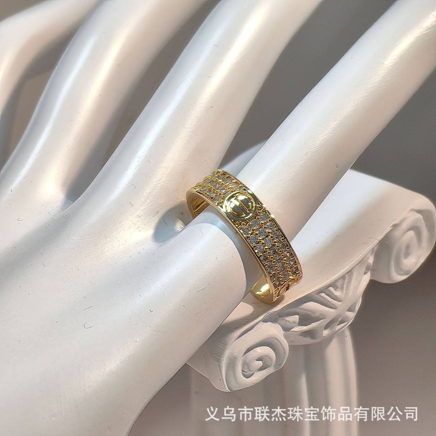 Golden Plated Joker Ring Trendy Daily Wear Jewelry