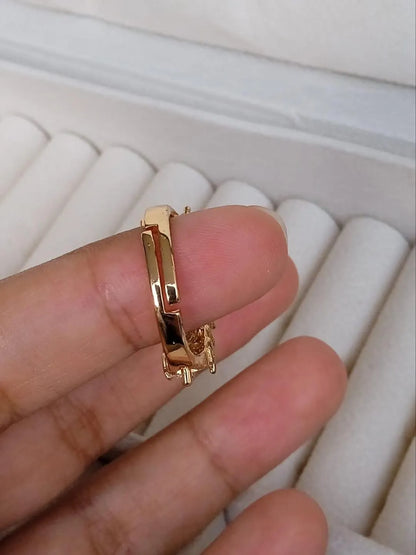 Vintage Gold Plated Crystal Ring for Pakistani Women