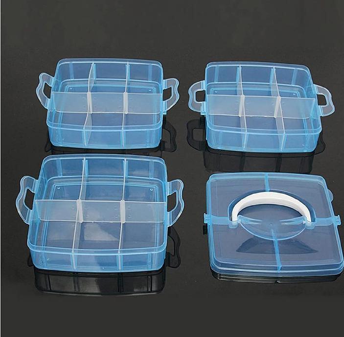 Transparent Jewelry & Makeup Organizer Tray for Home