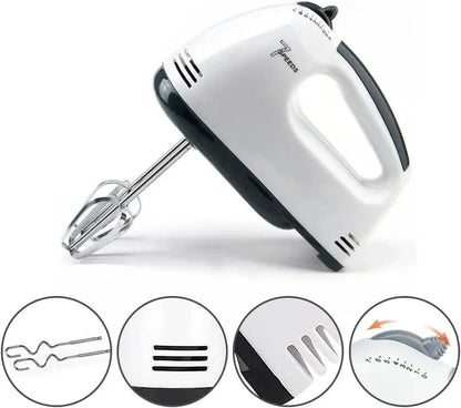 Electric Hand Blender with Citrus Juicer & 7 Speeds