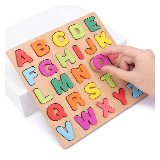 Wooden ABC Puzzle for Kids Learning & Play