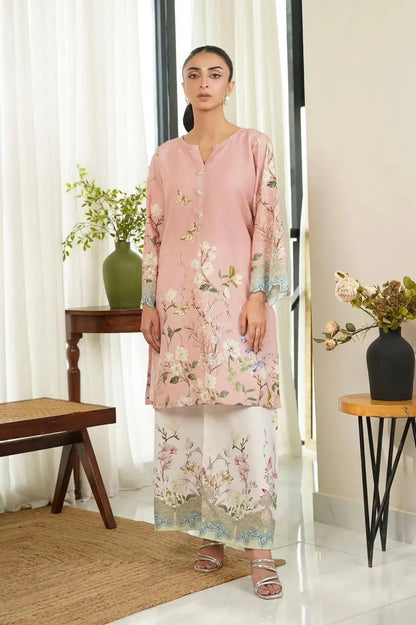 Women's Digital Printed Doria Lawn Cord Set 2PC | Soft Doria Lawn Summer Dress | Casual Printed Co-Ord Set | Stylish Ladies Outfit | Ready to Wear