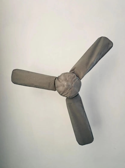 Grey Ceiling Fan Covers 6 Pcs Dust Proof Moisture Resistant