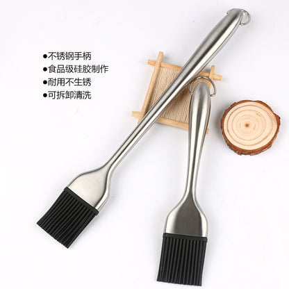 Stainless Steel Silicone Kitchen Brushes Set
