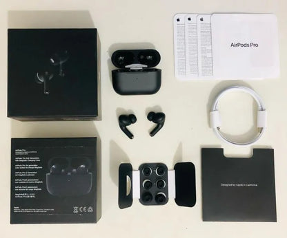Black Earbuds Pro 2 Wireless Earbuds