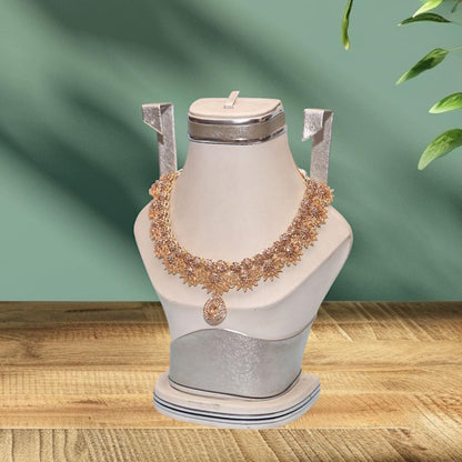 Gold Plated Bridal Set with Crystal Accents