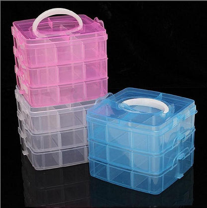Transparent Jewelry & Makeup Organizer Tray for Home
