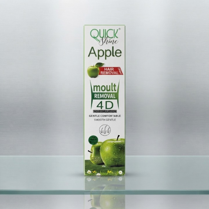 Quick Shine Apple Hair Removal Spray - Personal Care Product Designed For Hair Removal And Skin Maintenance Routine - 200ML