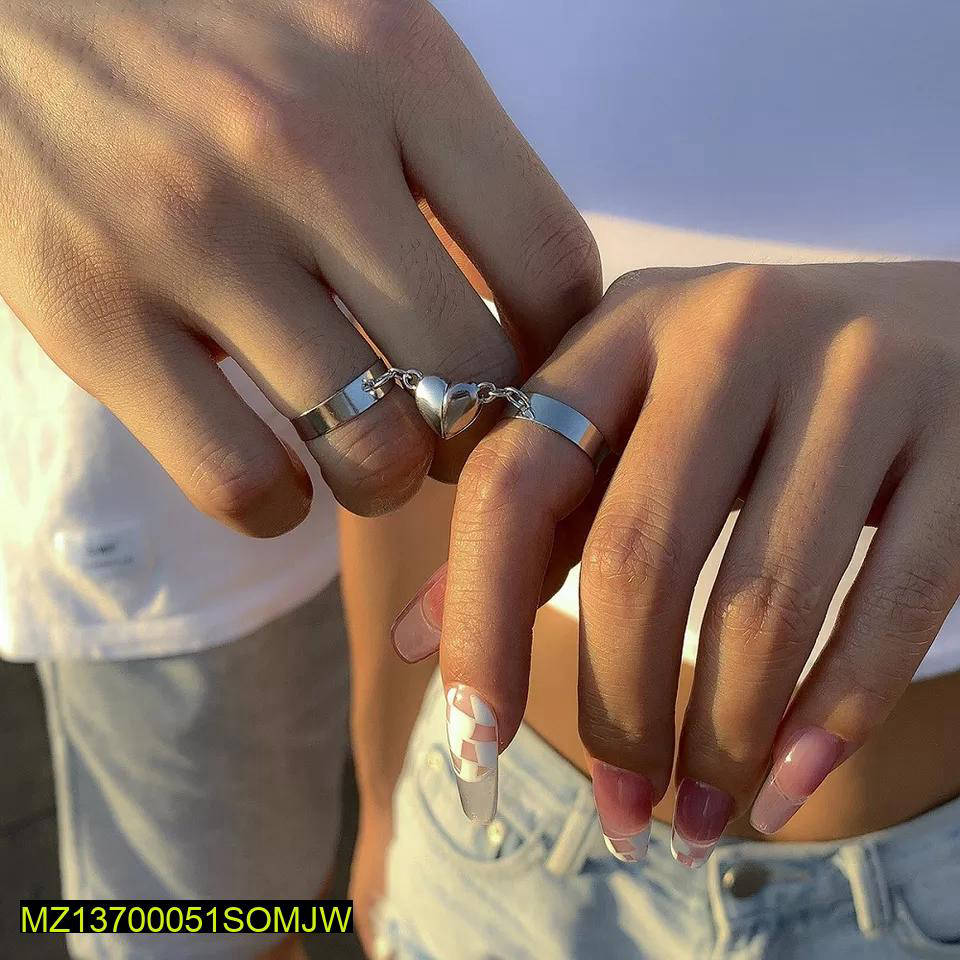 Magnetic Heart Couple Rings for Couples in Pakistan
