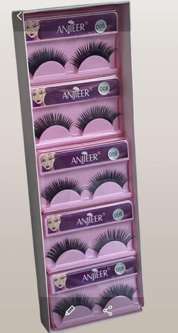 6D False Eyelashes Set of 2 Reusable Formal Wear