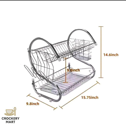 Stainless Steel Dish Drying Rack for Small Kitchens