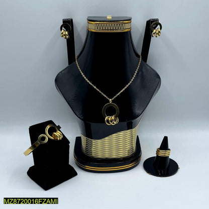 Golden Plated Necklace Set for Pakistani Women