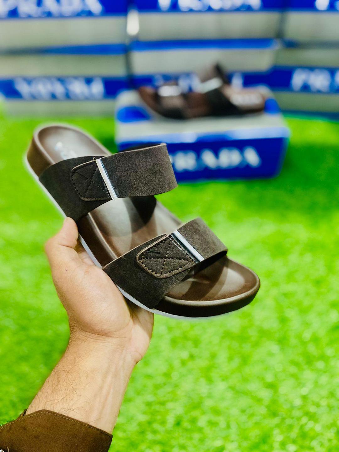 Men's Formal Brown Sandals Lightweight Breathable Pakistan