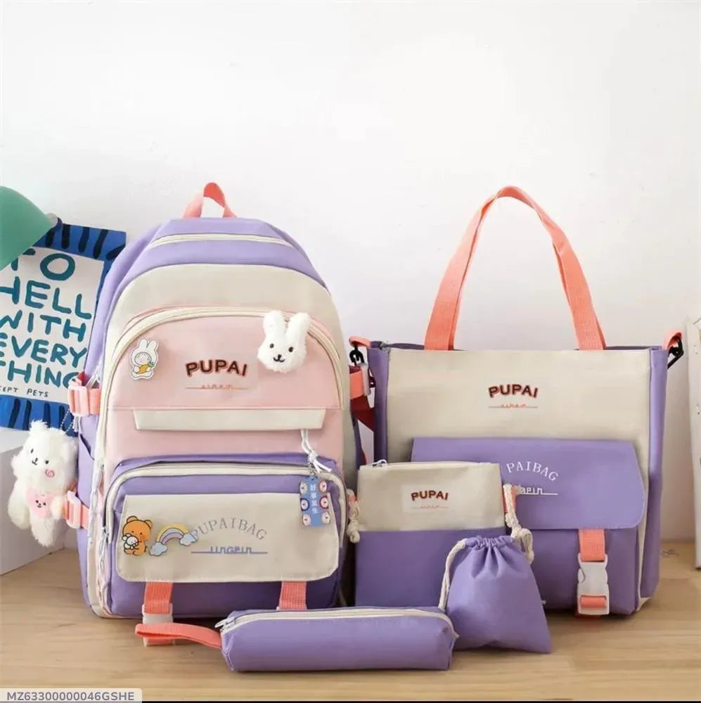5 pcs bagset Multipurpose Backpack Set