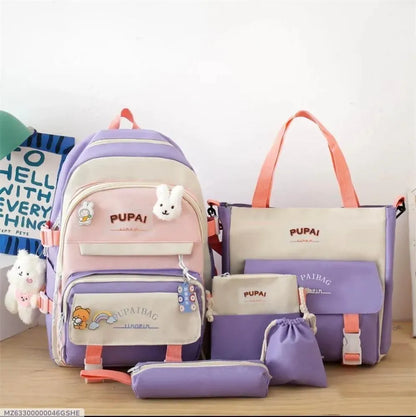 5 pcs bagset Multipurpose Backpack Set