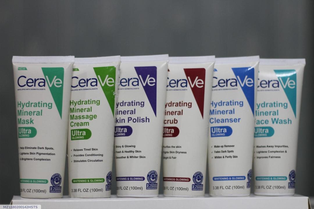CeraVe Hydrating Mineral Facial Kit 6-Piece Whitening & Glowing