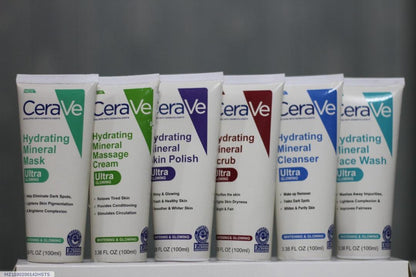 CeraVe Hydrating Mineral Facial Kit 6-Piece Whitening & Glowing