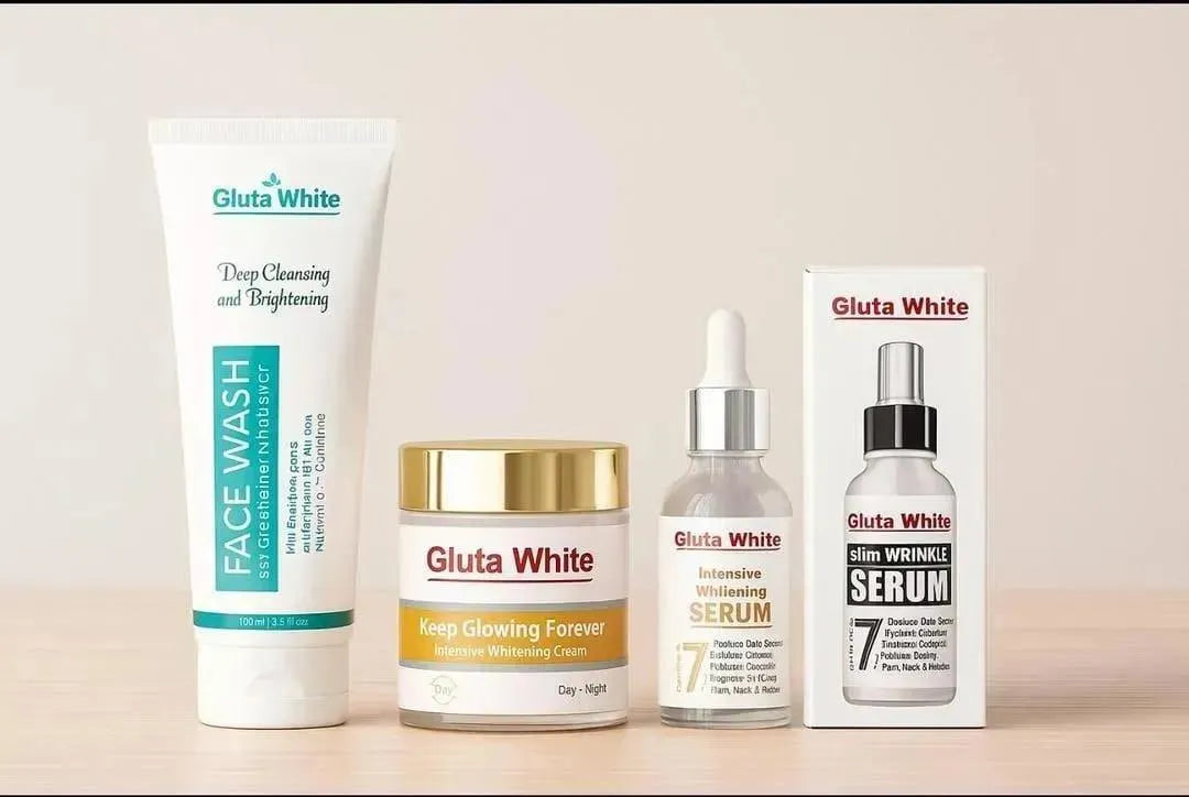 Gluta White 3-in-1 Skincare Bundle for Radiant Skin
