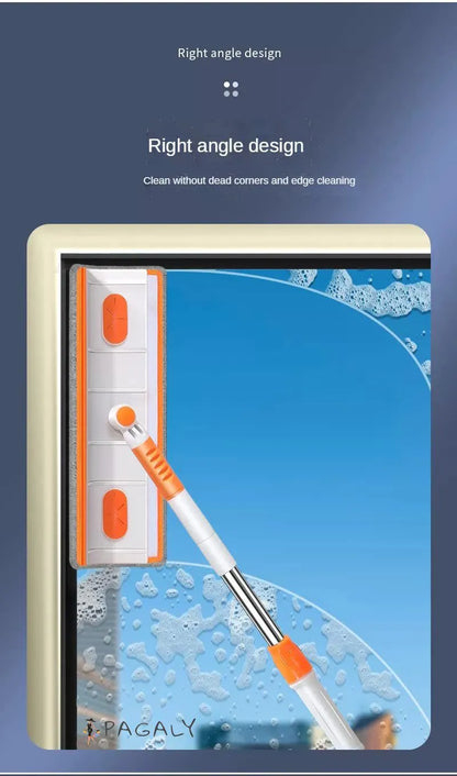 Extendable Microfiber Window Cleaning Viper Orange