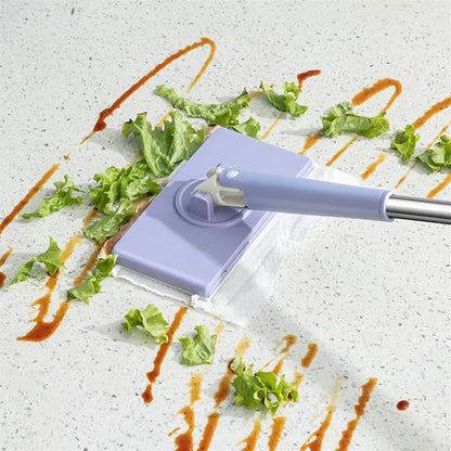 Multi-Purpose Foam Cleaning Brush with Cotton Tissue