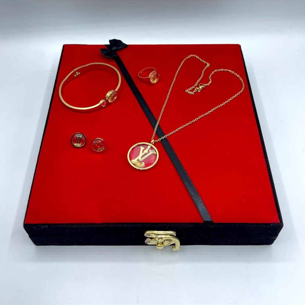 Golden Plated Necklace Set for Weddings Parties Pakistan