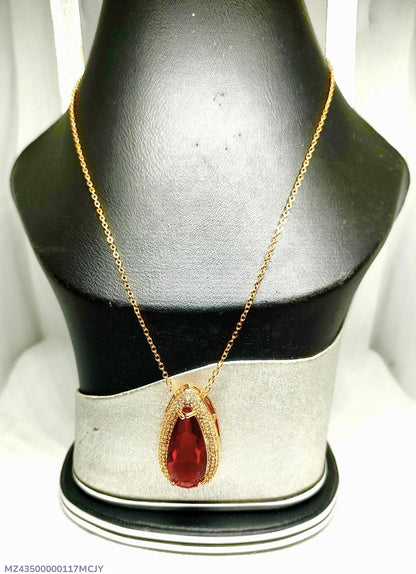 Black & Golden Alloy Pendant for Bridal & Daily Wear