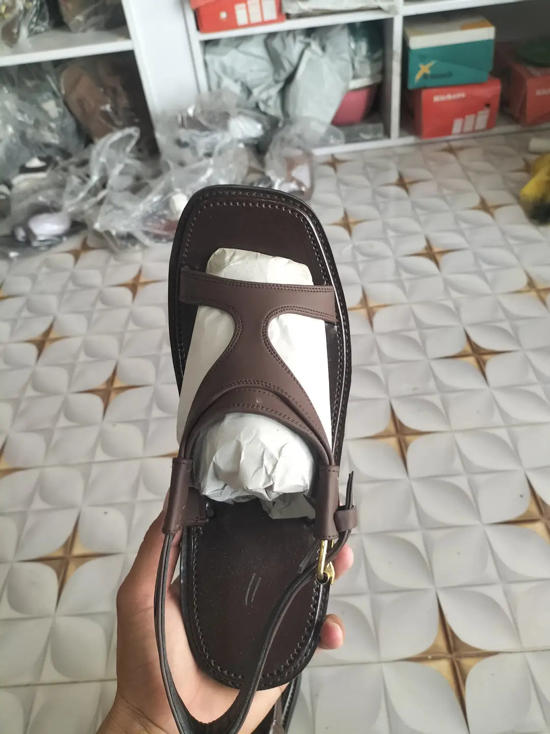 Men's Leather Casual Sandals