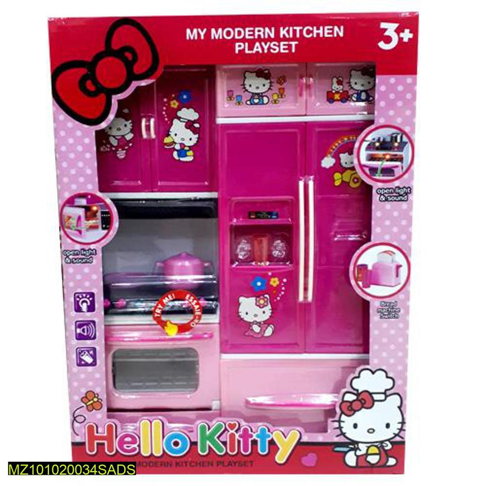 Hello Kitty Kitchen Playset Pink 3+ for Kids