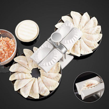 Automatic Dumpling Maker White Kitchen Tool