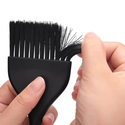 Premium Hair Coloring Brushes Set of 5 Black Plastic