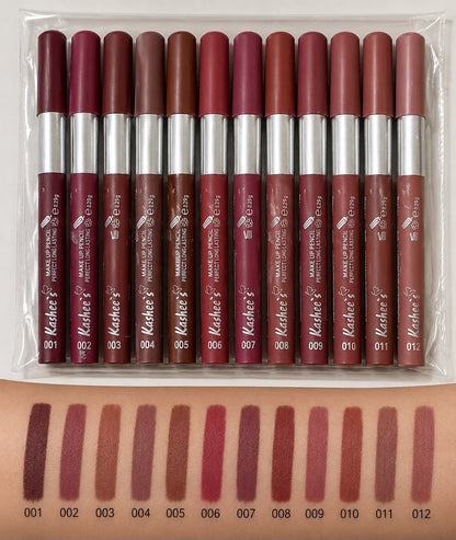 Kashee's High Pigmented Smooth Lipstick - Creamy Formula Designed For Bold Even Color Lip Definition And Long-Lasting Wear