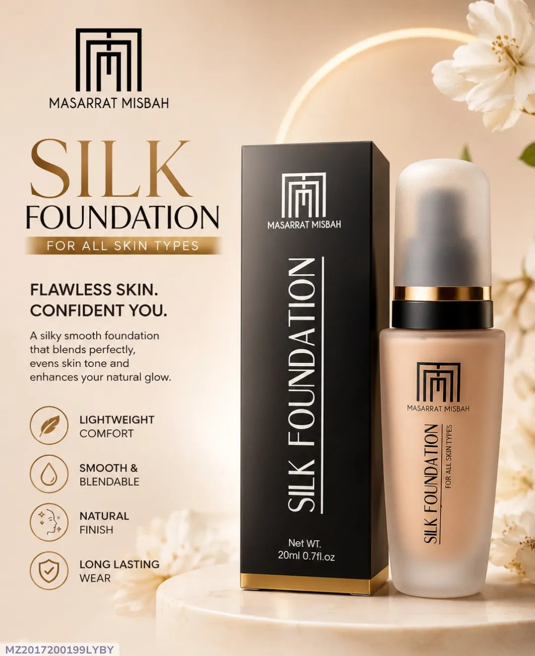 Masarrat Misbah High Coverage Foundation Cream