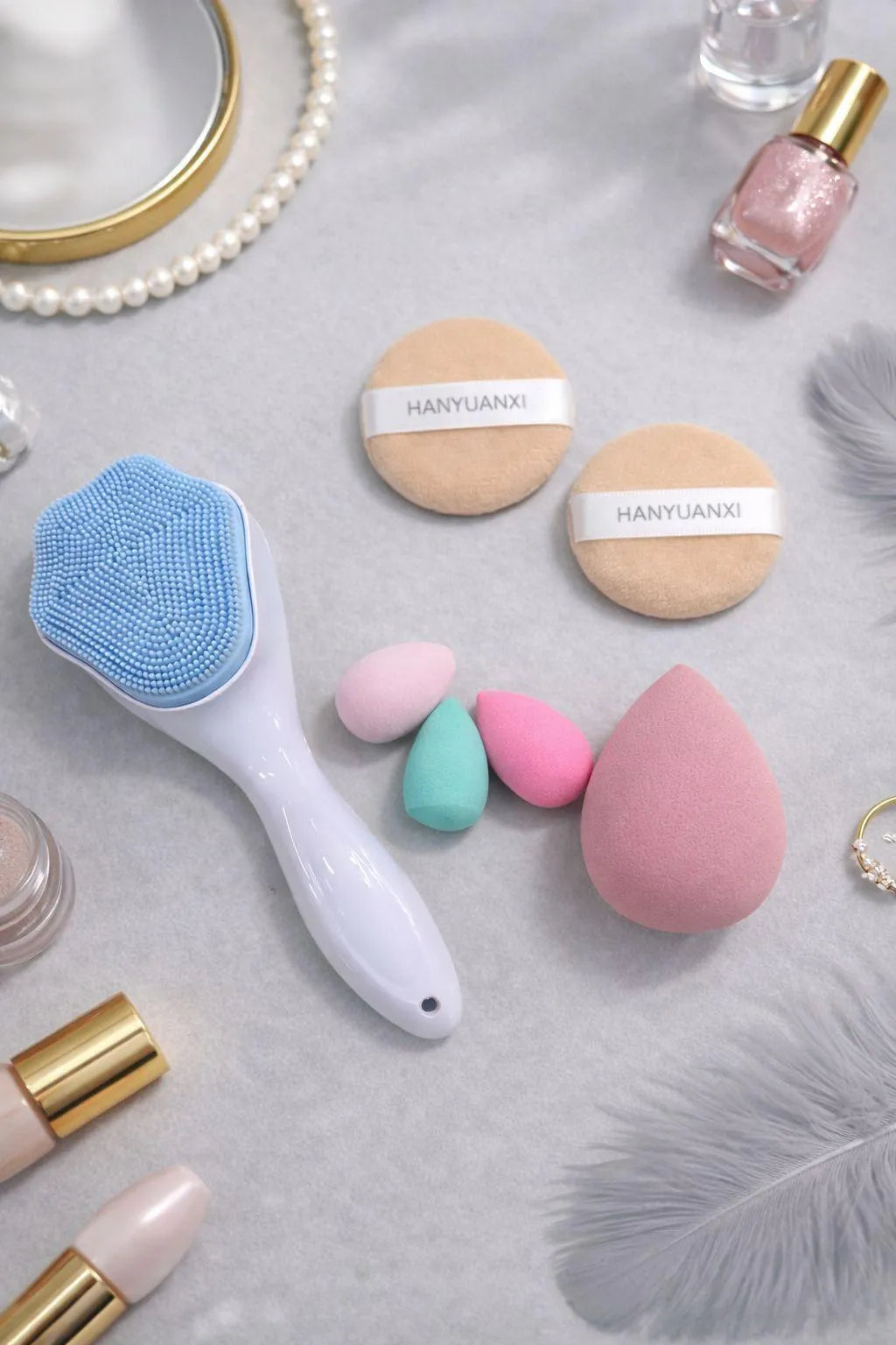 Multicolor Beauty Blender Set 100g ABS Plastic