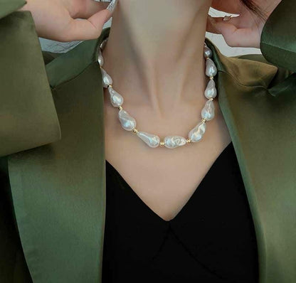 Golden Plated Necklace for Women Daily Wear