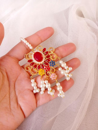 Gold Plated Earrings Set for Pakistani Brides & Festivals
