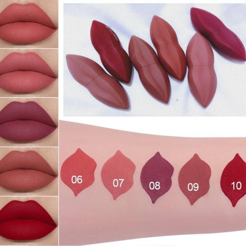 Premium Red Lipstick Set 3 Shades Glossy Long Lasting