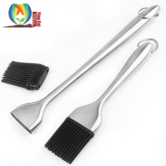 Stainless Steel Silicone Kitchen Brushes Set