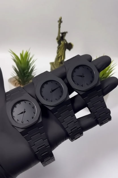 Full BLACK AURA Quartz Watch – Lightweight Design, , Premium Quality & Finish - Best Quality Analog Watch For Boys