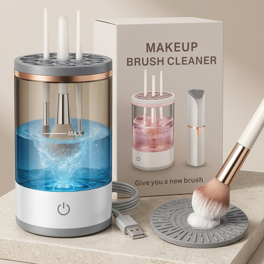 Reusable Makeup Brush Cleaner No-Leak Eco-Friendly
