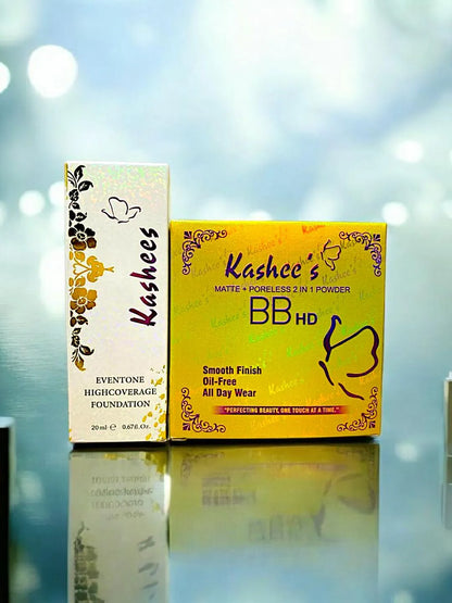 Kashees Liquid Foundation & Powder Duo 20ml