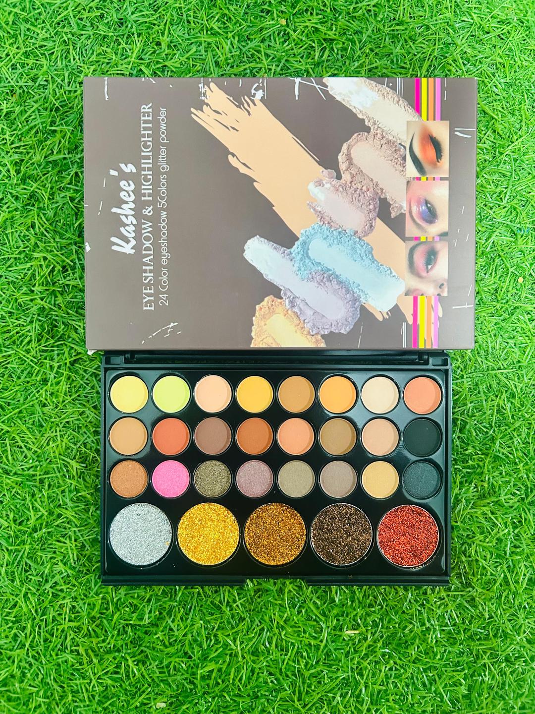 Matte & Glitter Eyeshadow Palette 24 Shades Pakistan