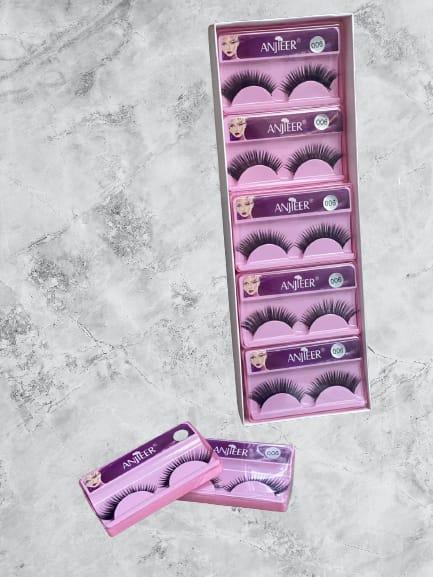 6D False Eyelashes Set of 2 Reusable Formal Wear