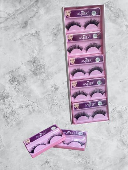 6D False Eyelashes Set of 2 Reusable Formal Wear