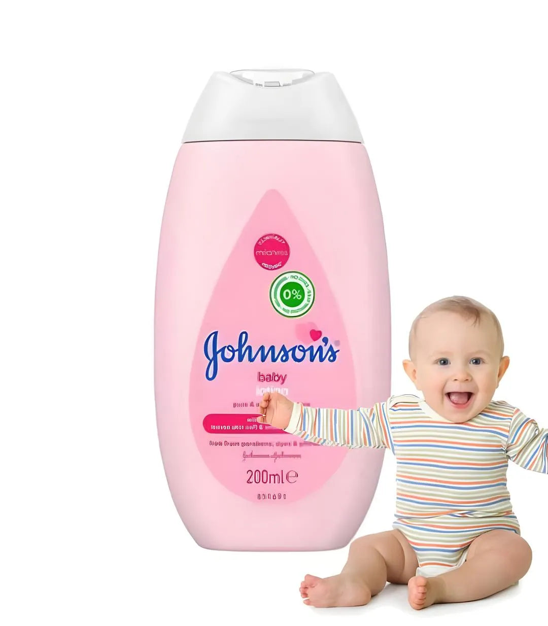Johnson's Baby Lotion 200ml Pink Hydrating Cream
