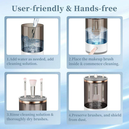Reusable Makeup Brush Cleaner No-Leak Eco-Friendly