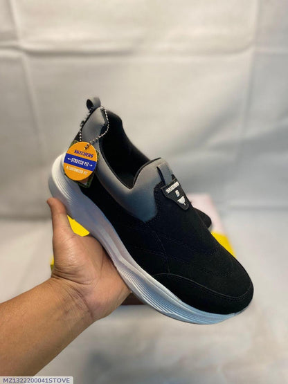 Men's Black Skechers Stretch Fit EVA Casual Shoes