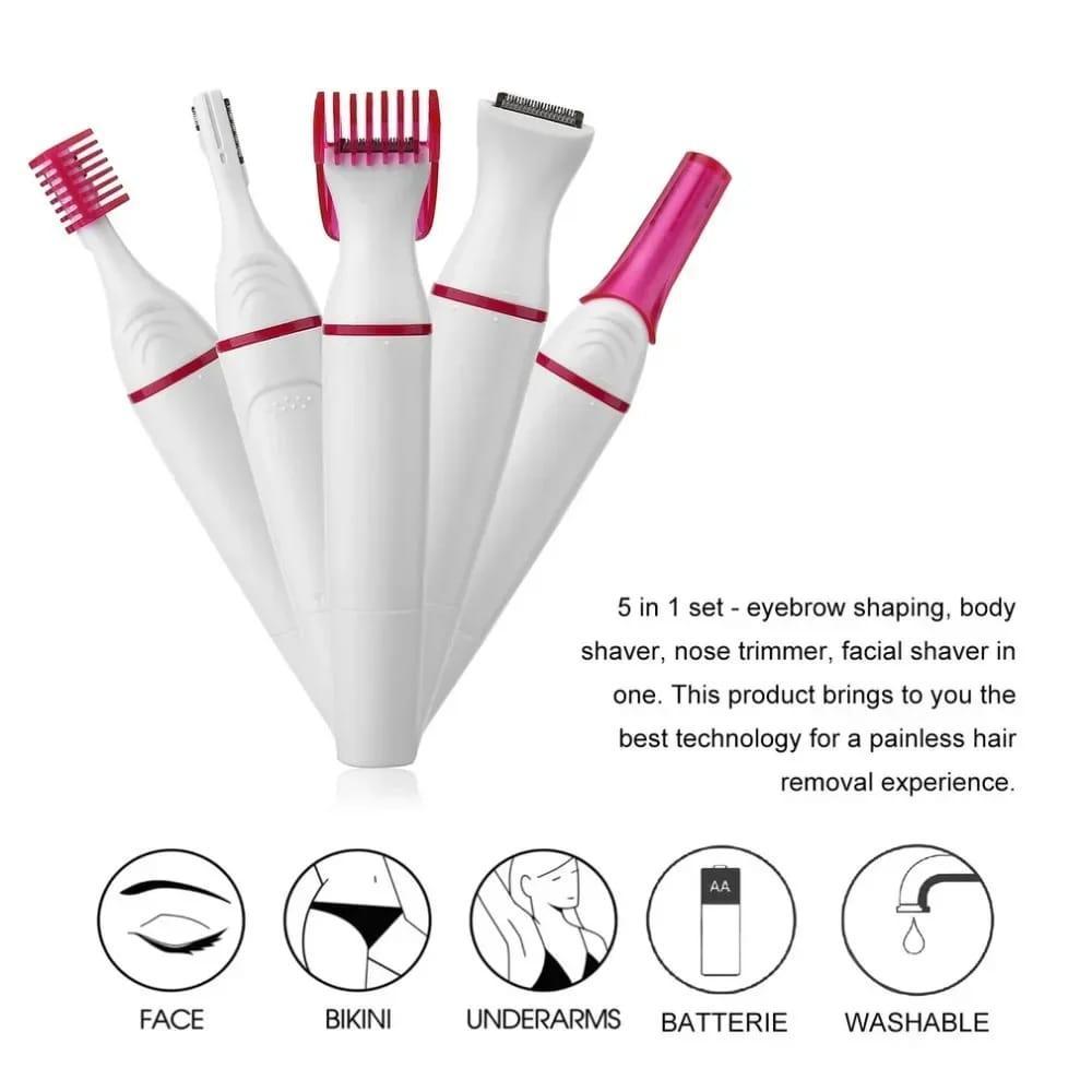 Women's Hair Trimmer Easy-Clean ABS Plastic