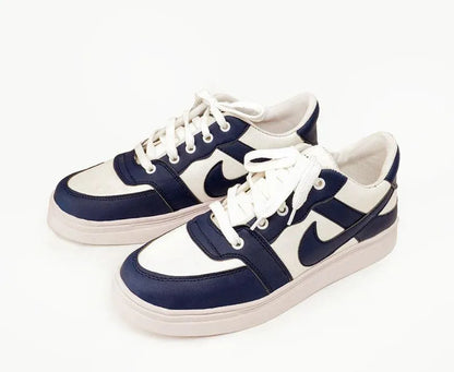 Men's Blue Rexine Sneakers Formal Casual Lightweight Breathable