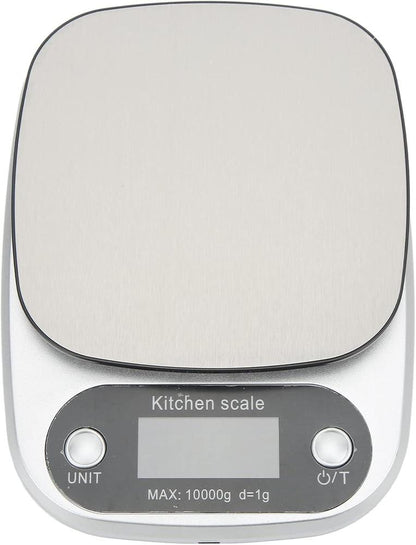 Digital Kitchen Scale 10kg Silver ABS