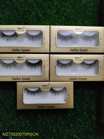 False Eyelashes for Women Black Synthetic Long Lasting